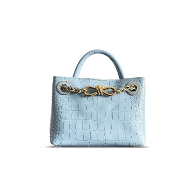 BOTTEGA VENETA CROCODILE SKIN ANDIAMO 773733 (22*15.5*9cm)